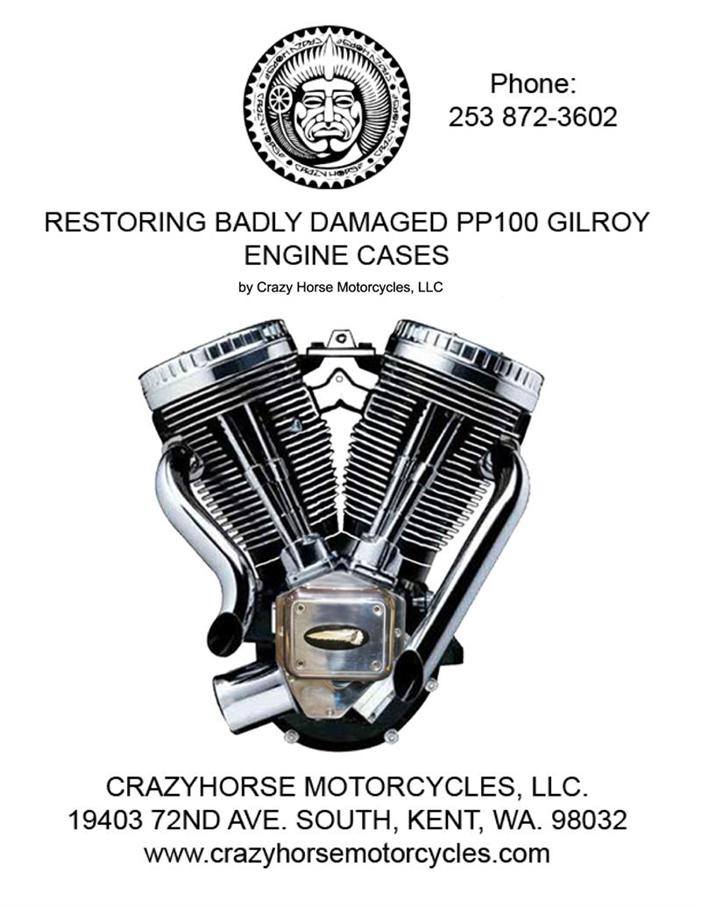 Crazy Horse Restores Gilroyera Indian Engine Cases