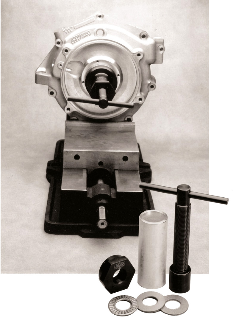 JIMS No 9722555 Big Twin Sprocket Shaft Bearing Installation Tool and No. 973 Adapter for Late