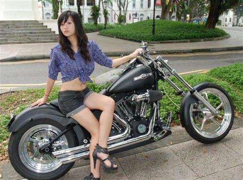 Alicia with Dan's Night Train.