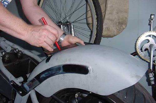 marking the seat mount point