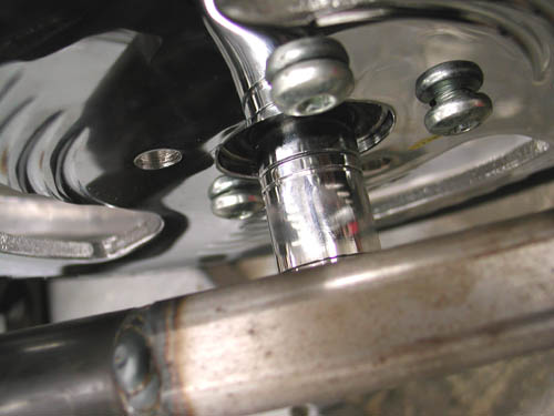 rear wheel axle spacer