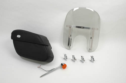 windshield, 
bag and light extender - beauty shot