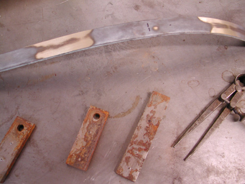 peices to make brass chainguard