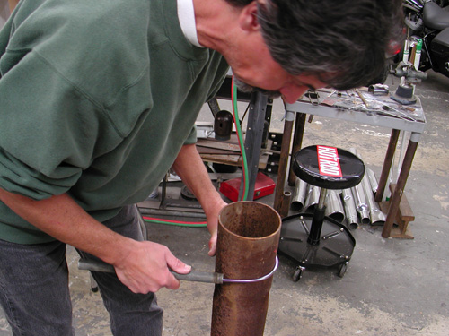 chris bending fender rail