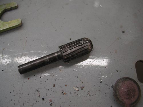 tool for knocking tank welds