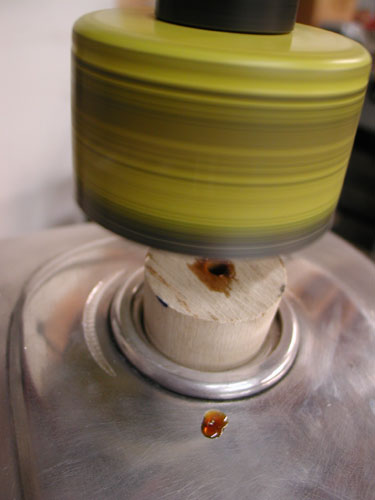 drilling cap hole