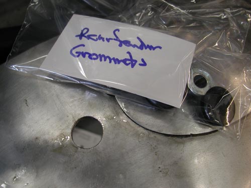 1 rear fender gromets in bag