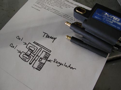6 dyna coils and kents brkt drawing