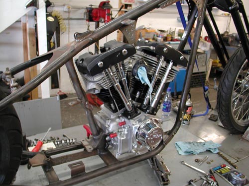 7a engine in frame