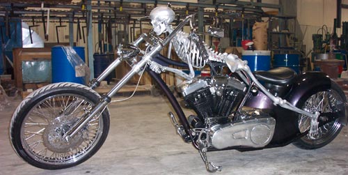completed frame from front