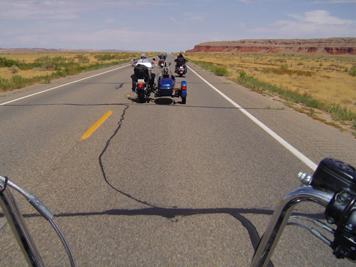 Sturgis highbars riding