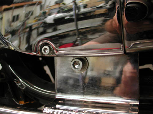 24 new muffler brkt in place