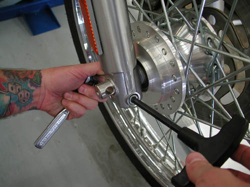 1 .5 buster removing front wheel