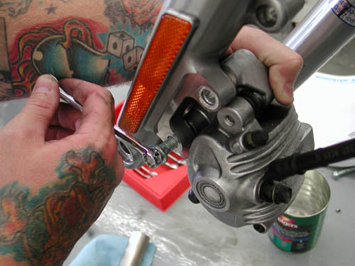 6 removing caliper
