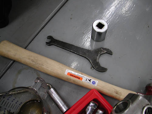 7.75 tools for removing fork cap