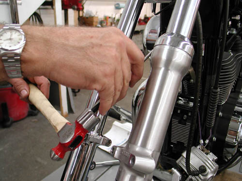 7.85 removing chrome dust shield