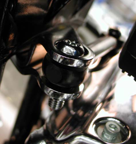 5 chrome motor mount lever