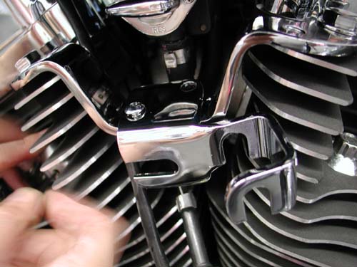 5 chrome choke n horn brkt