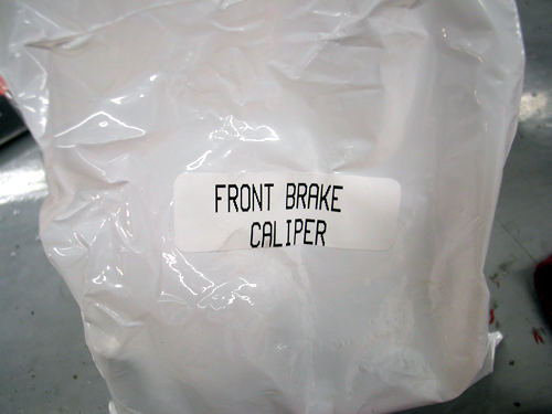 front cal bag