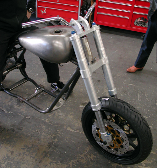 front end on the floor