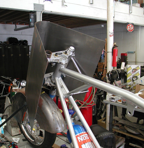 13 fairing metal bent on bike precut