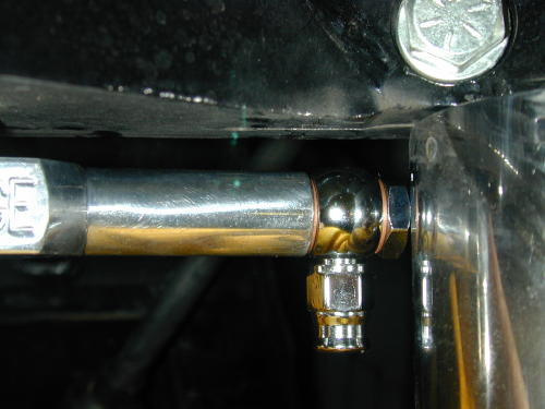 brake junction with fitting in place