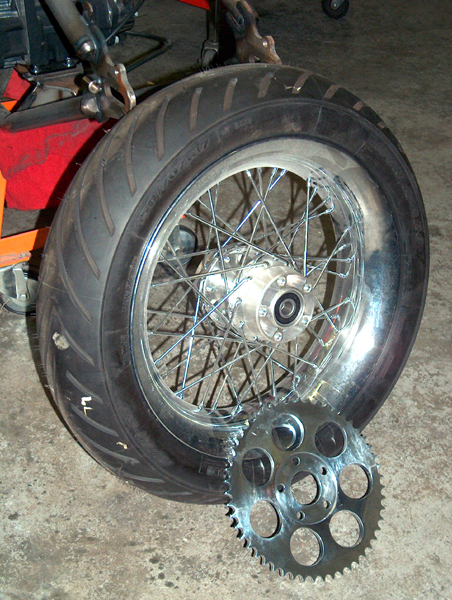 wheel tire n sprocket
