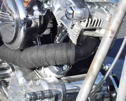 frnt exhaust pipe over generator use