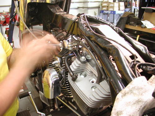 replacing top motor mount 27