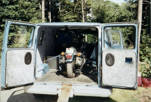 bike in van
