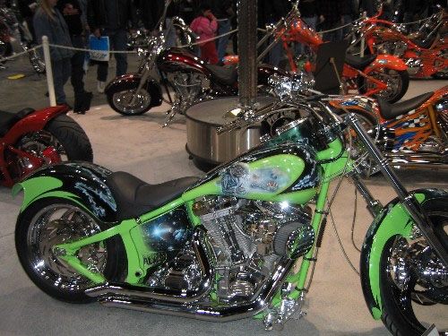 another green bike