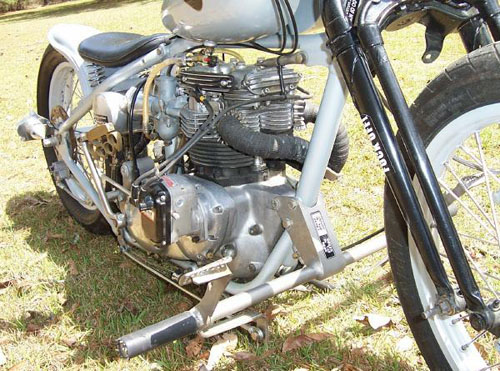 right close-up motor