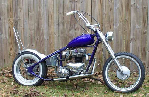 right cobalt blue bike