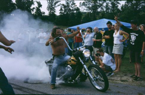 smokey burnout