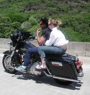 jose and karley riding