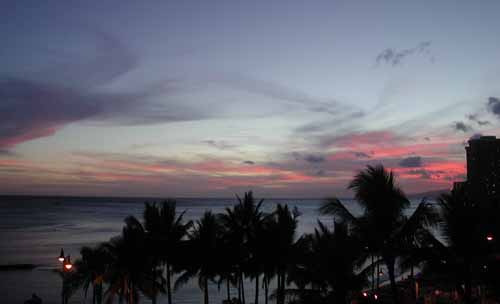 Waikiki sunset