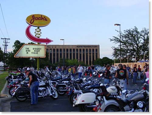 bikes in lot