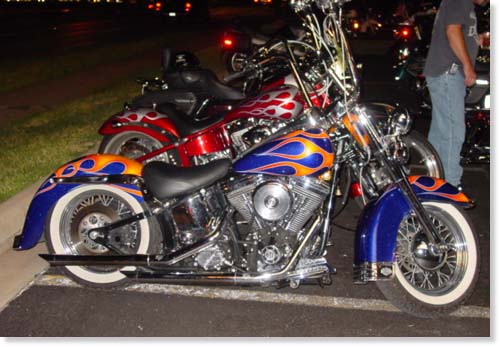 bikes in row