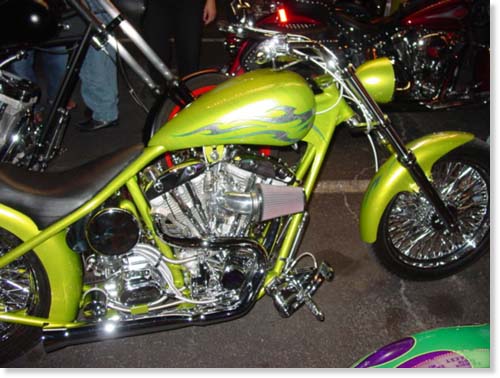 green bike