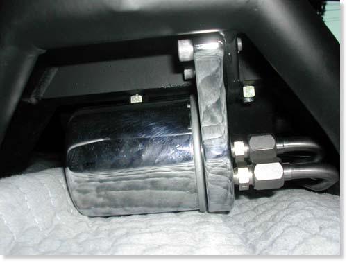 oil filter under frame