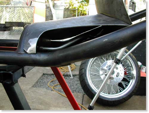 return oil lines in place