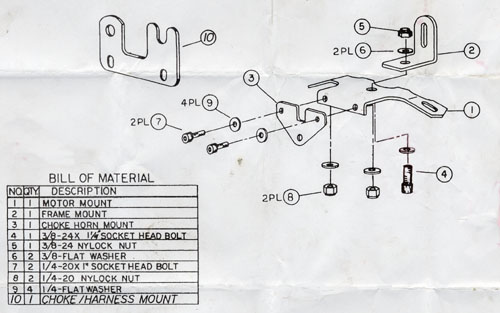 motor mount diagram