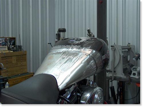bare metal stretch angle shot