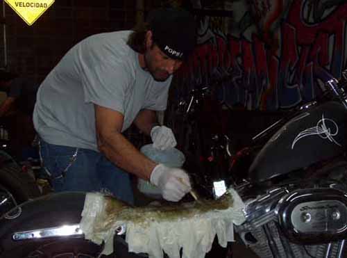 9 extra coats of resin
