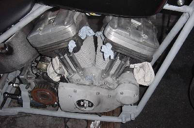 ENGINE IN 
NEW FRAME