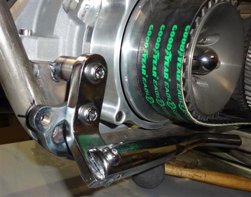 The clean kickstand came from the Biker's Choice catalog.