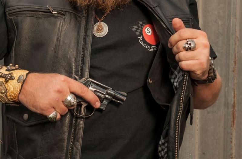 Ball Racing Special Ops Black Leather Vest