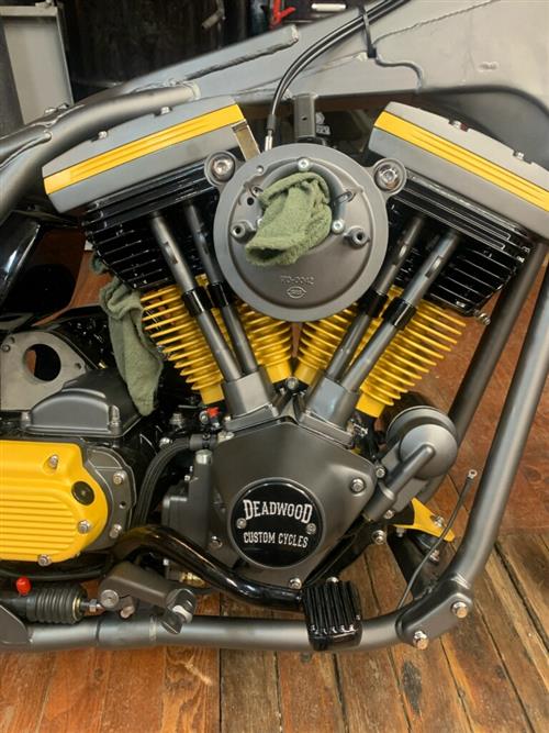 Jason's FXR, with a bone-stock frame.