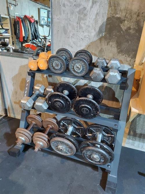 Even in the dead of winter, I could sneak into the garage and weld barbells.