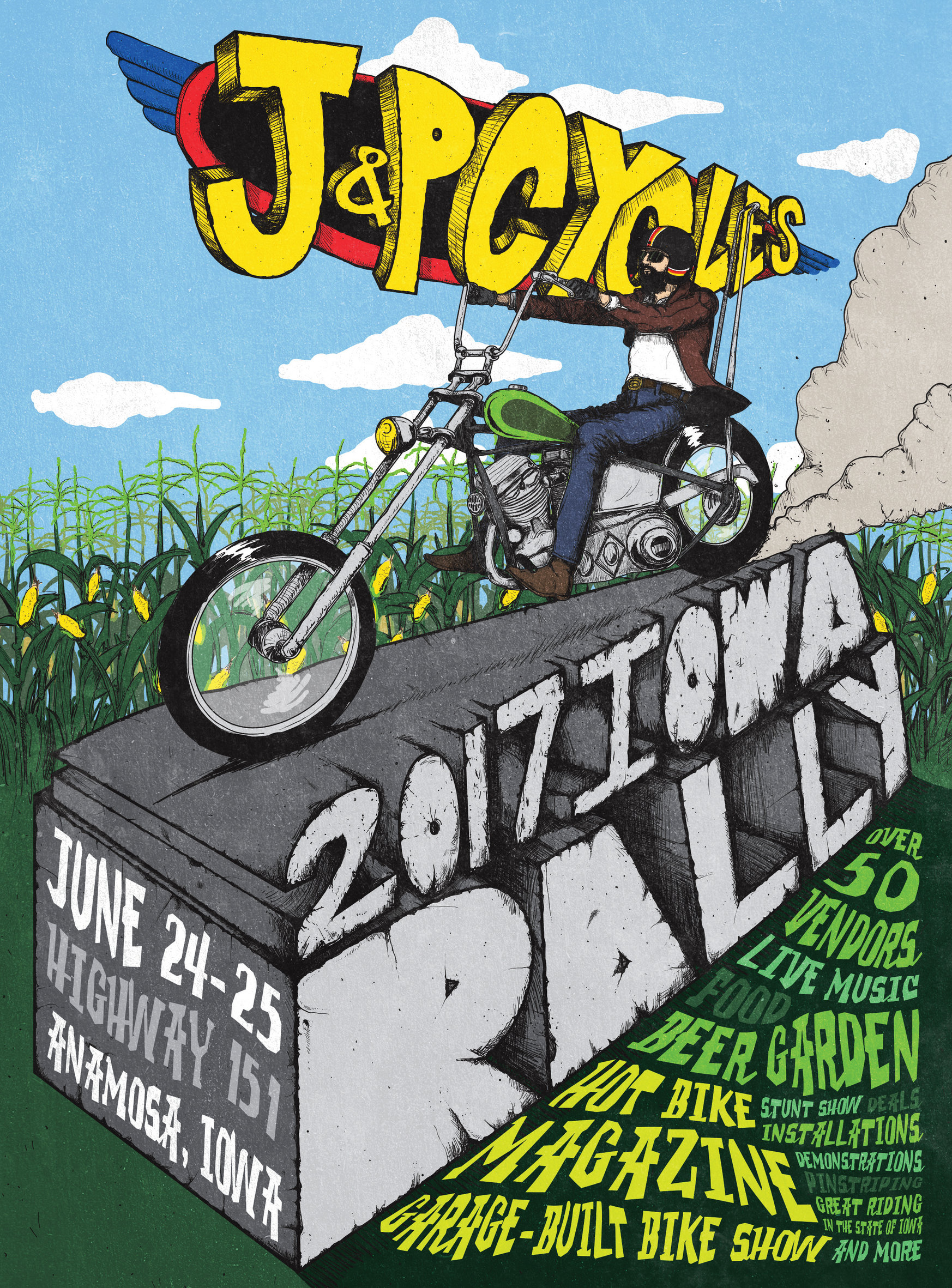 Mark Your Calendars For The J&P Cycles Iowa Rally—June 24-25 — Bikernet ...